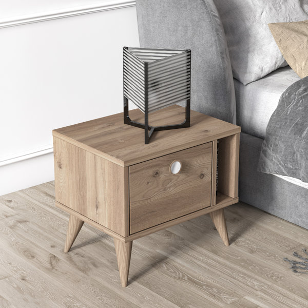 Blue Elephant Manufactured Wood Bedside Table Wayfair.co.uk
